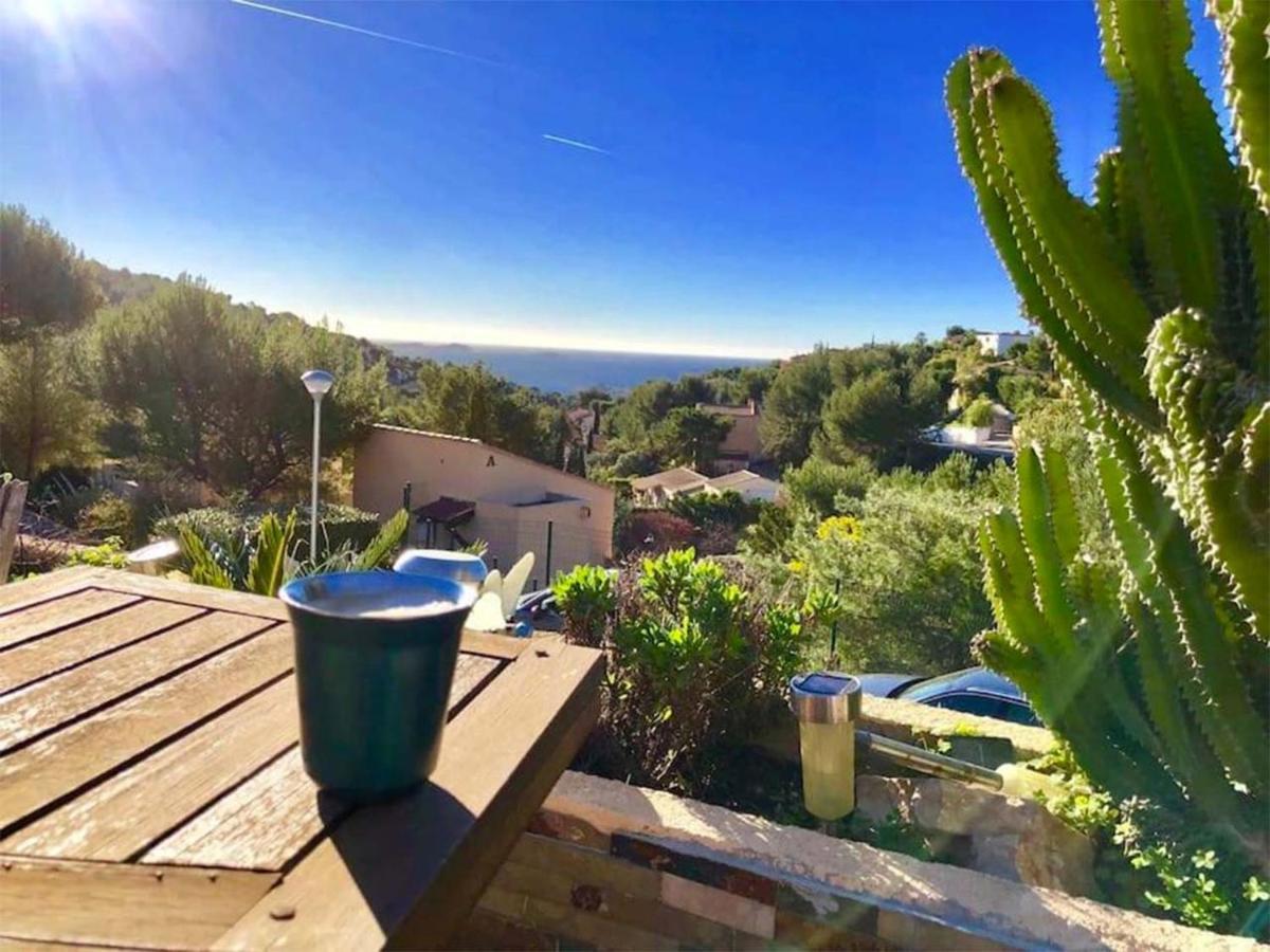 Vuemer Bandol - Grande Terrasse De 45M2 Vue Mer Piscine Parking Екстериор снимка
